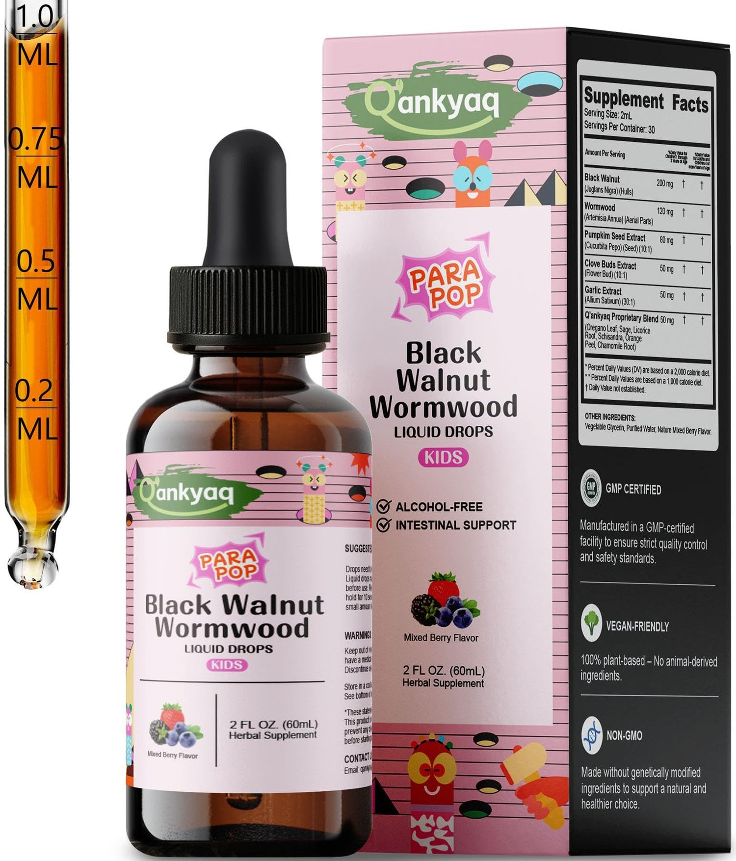 Black Walnut Wormwood Drops: Natural Gut Reset Support for Wellness