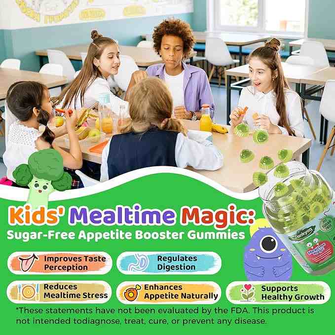 Appetite Booster Gummies for Kids: Safe Growth Gummies for Height Support