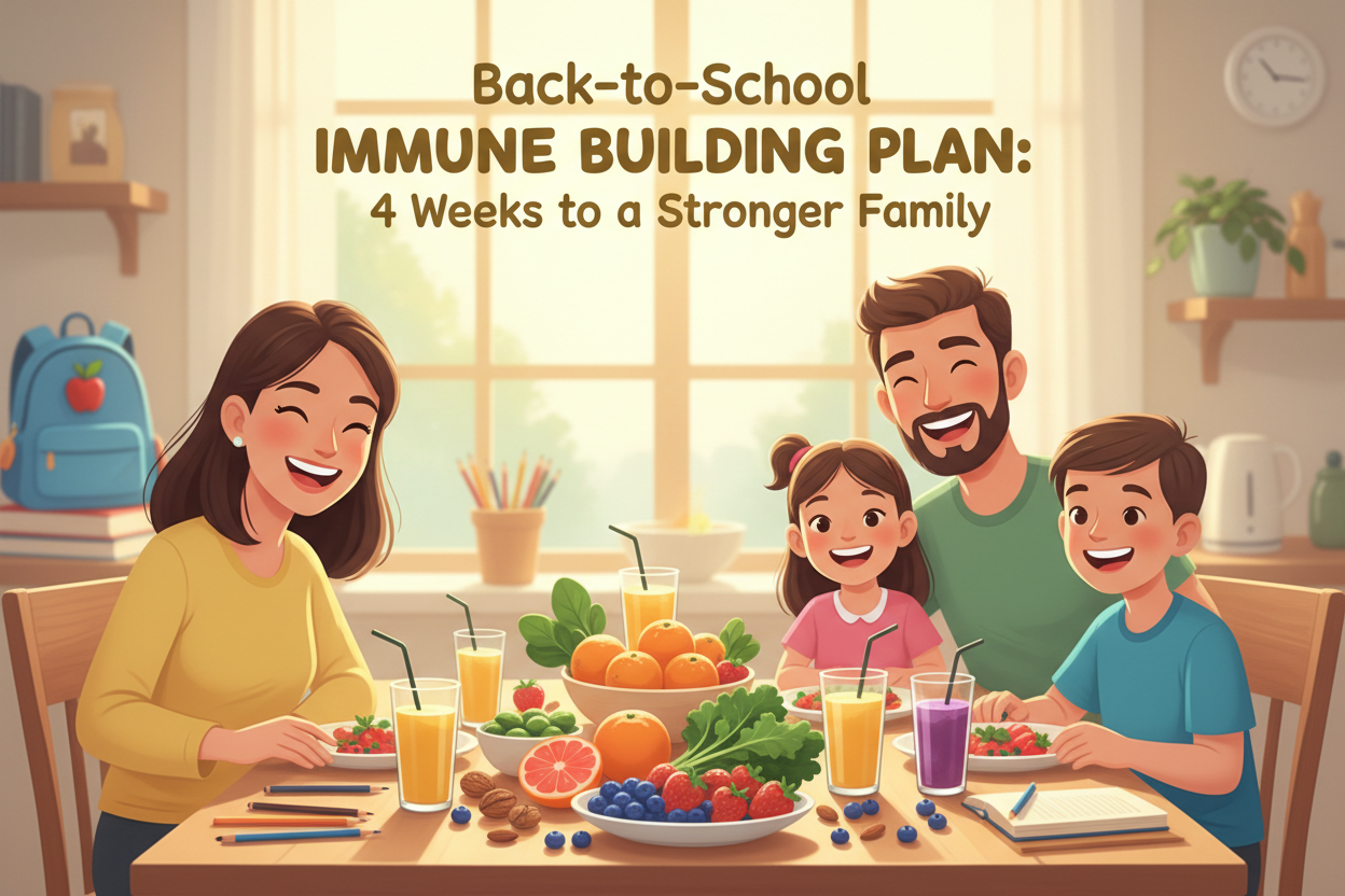 Back-to-School Immune Building Plan: 4 Weeks to a Stronger Family