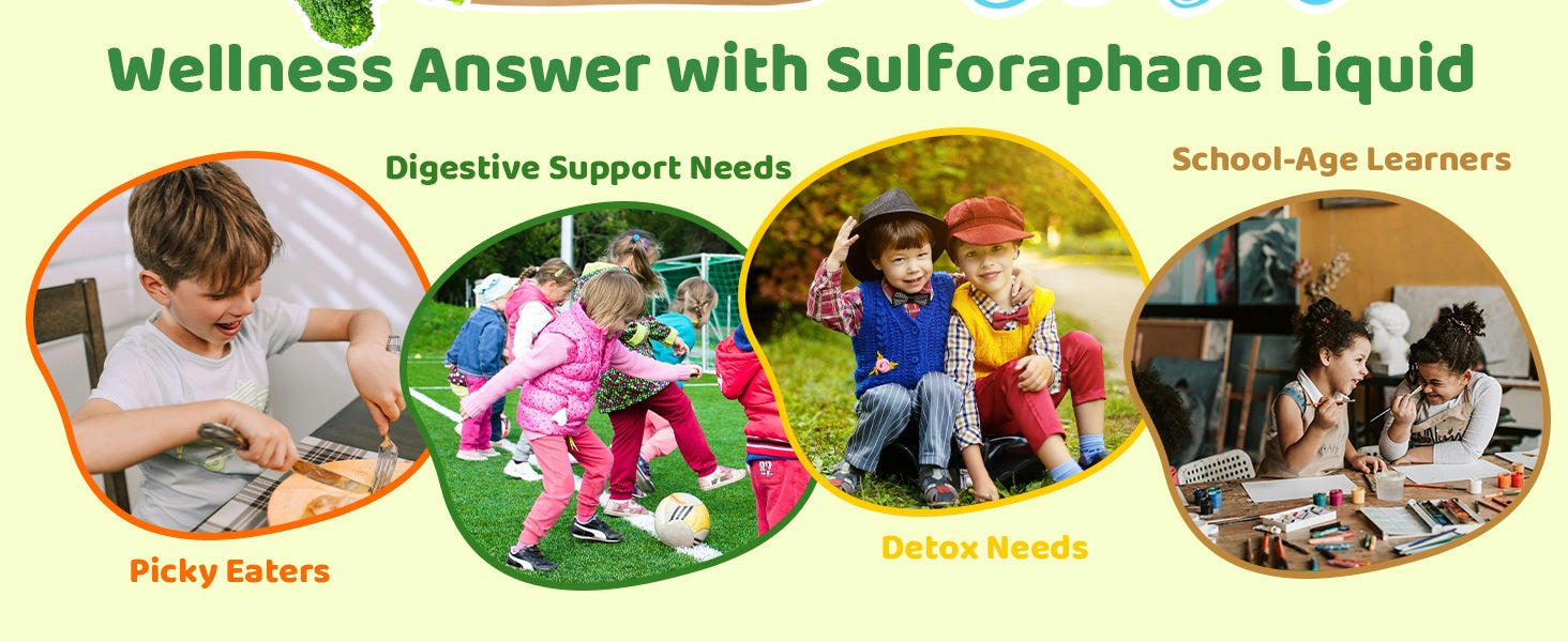 Sulforaphane Liquid Drops: Boost Wellness with Broccoli & Brussel Sprouts Benefits