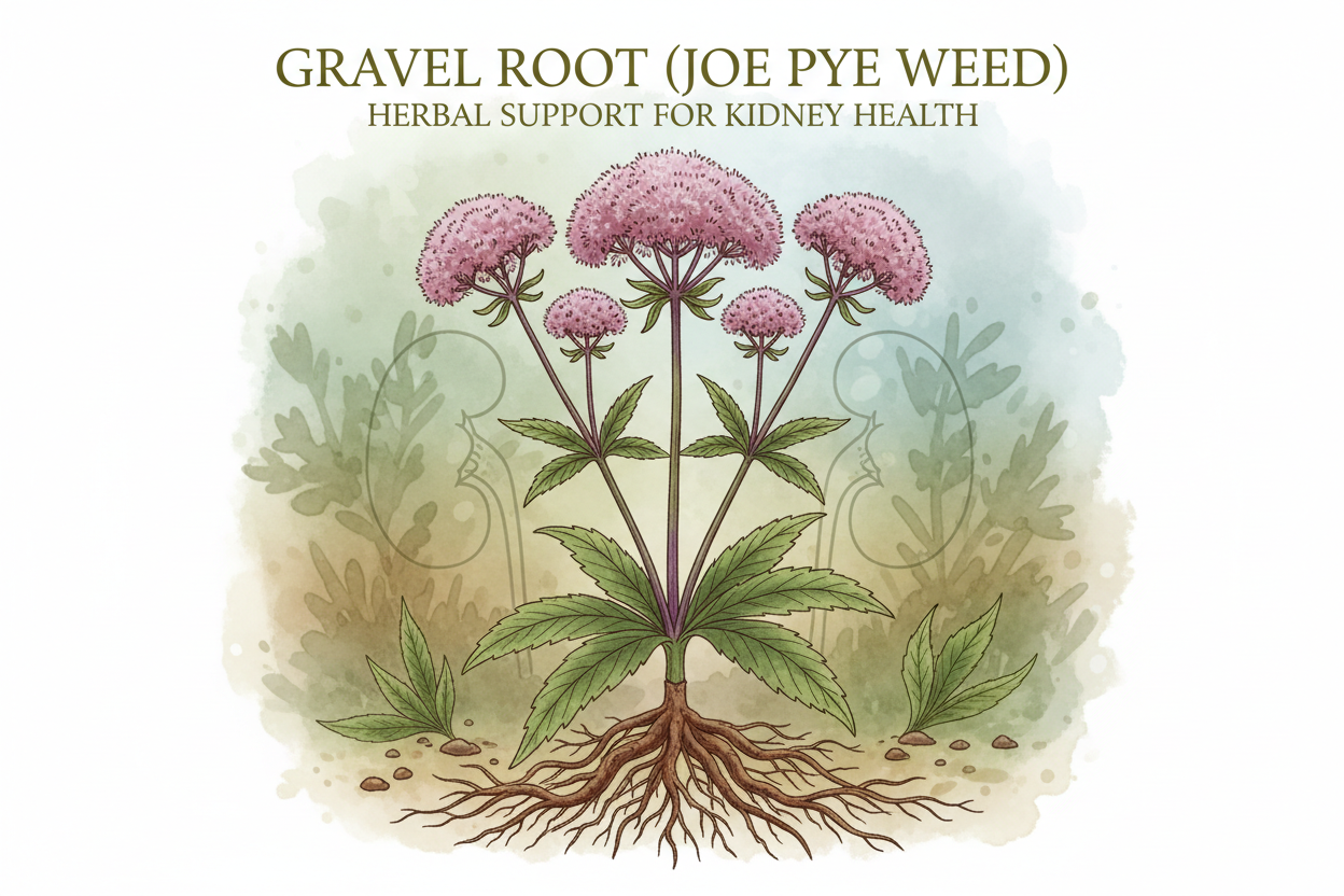 Gravel Root (Joe Pye Weed): Traditional Kidney Stone Support