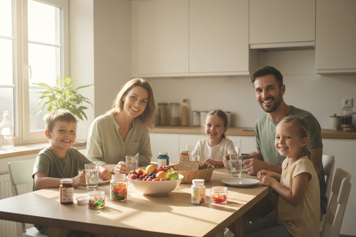 How to Build a Family Supplement Routine That Actually Sticks