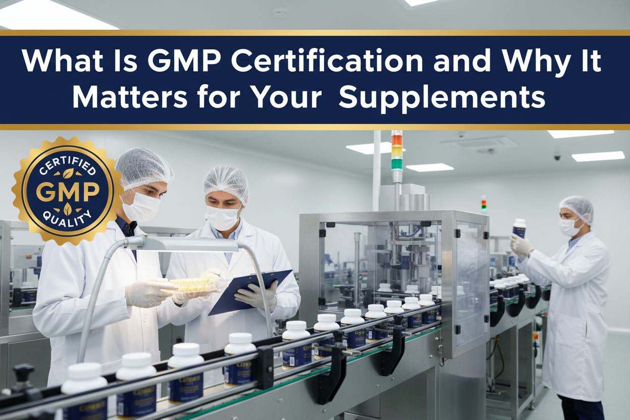 What Is GMP Certification and Why It Matters for Your Supplements