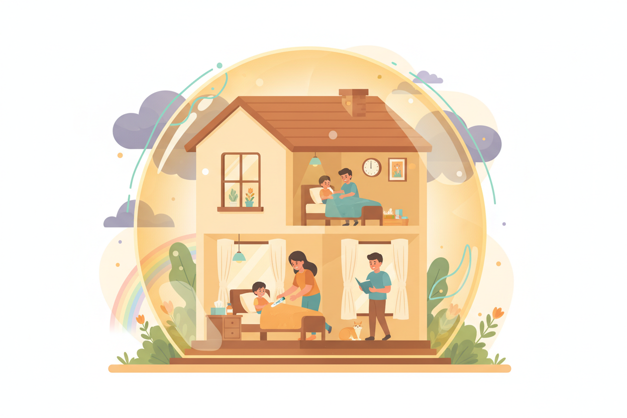 When a Family Member Gets Sick: The Household Defense Plan