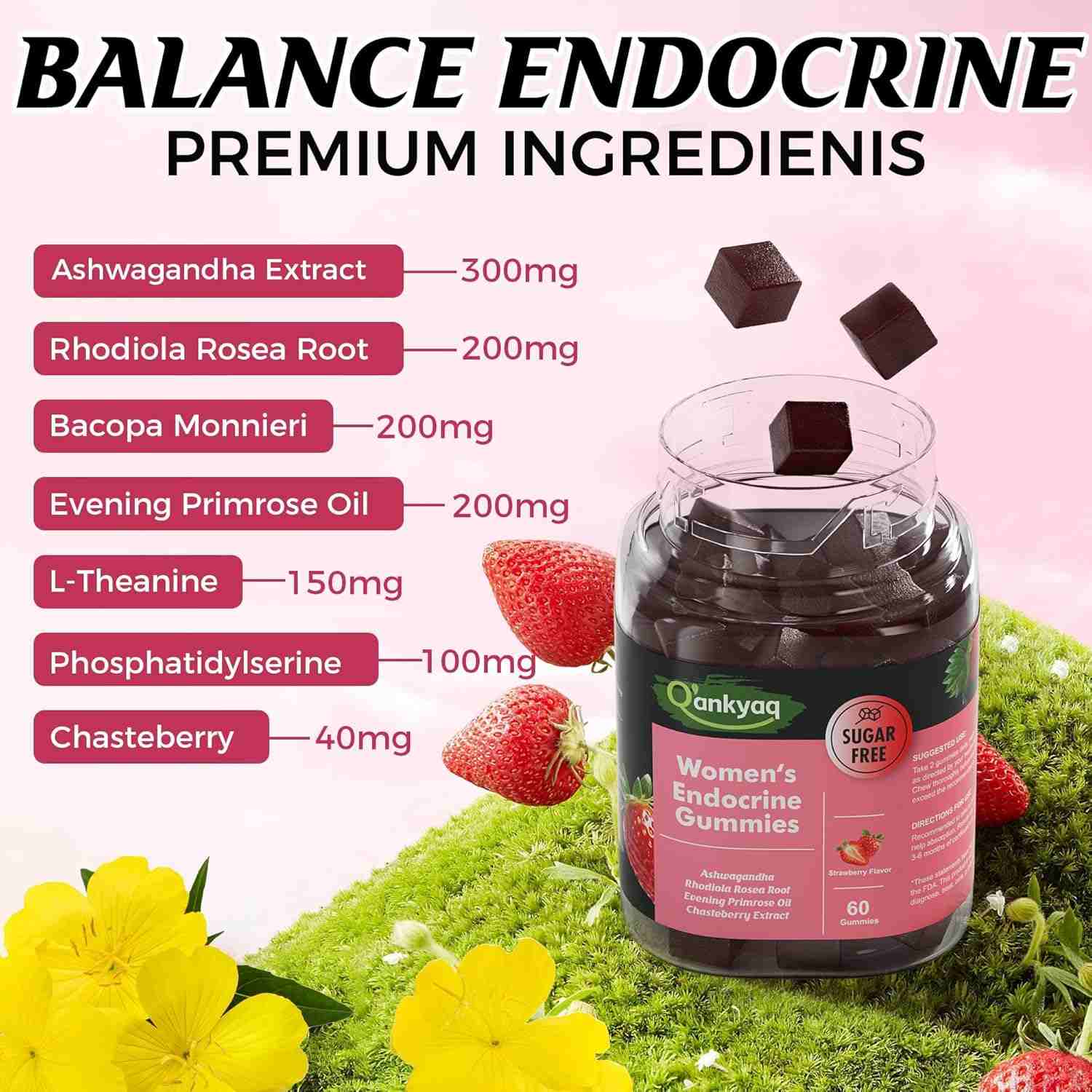 women's endocrine gummies ingredients
