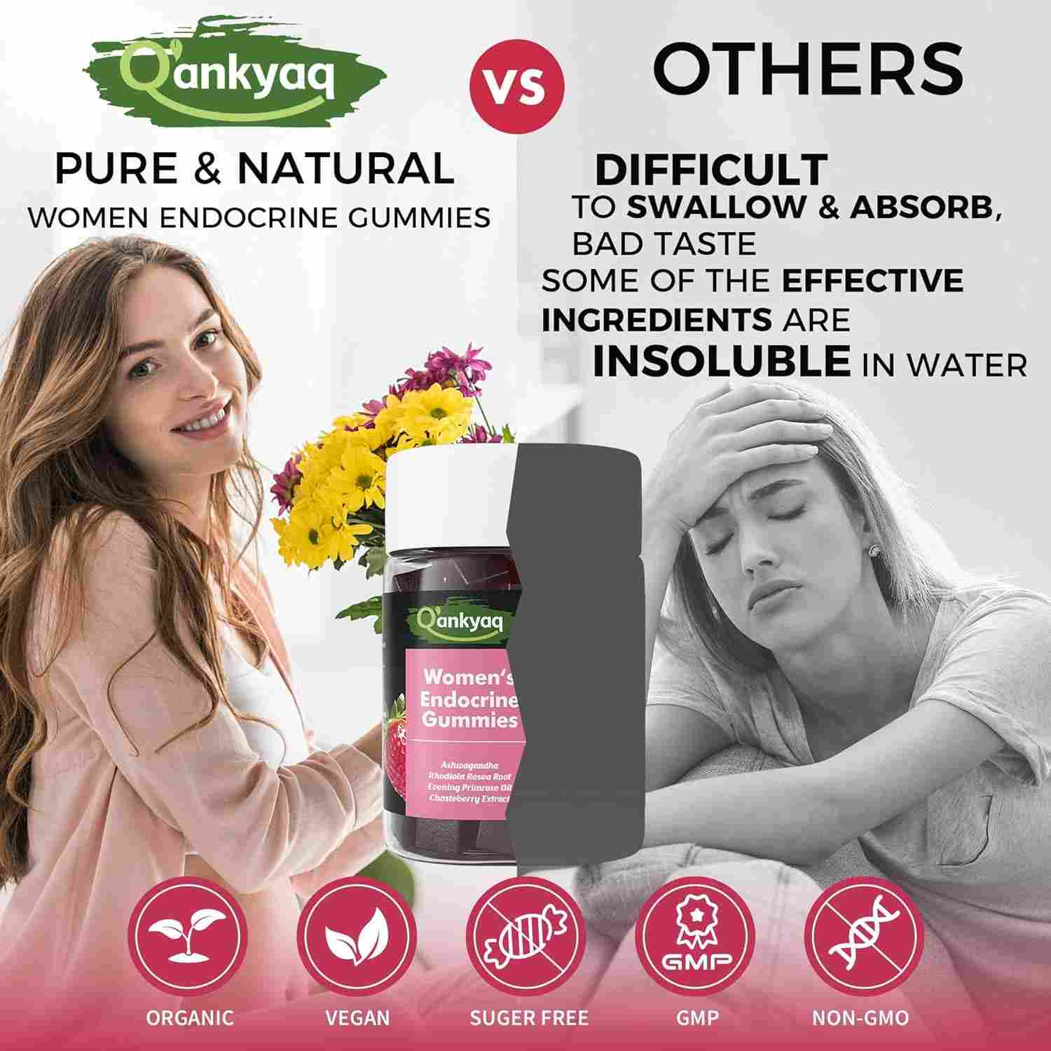 women's endocrine gummies comparison