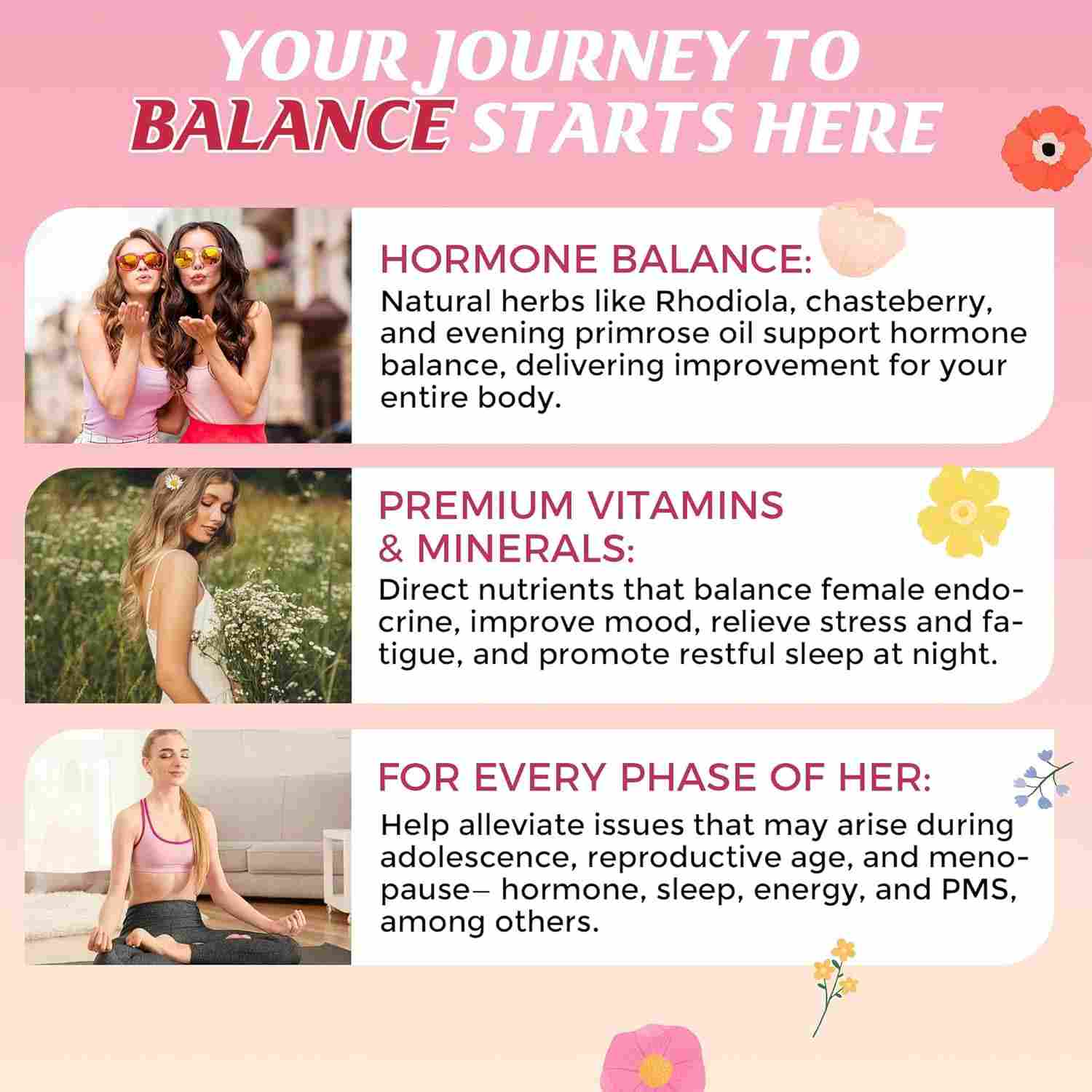 women's endocrine gummies balance