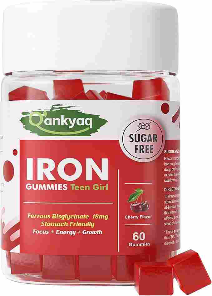 iron gummies for teen girl
