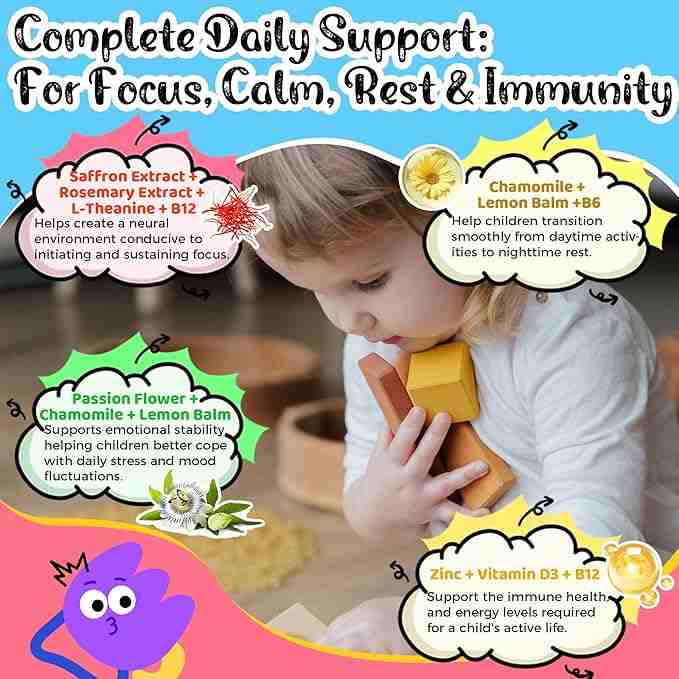 Saffron gummies focus
