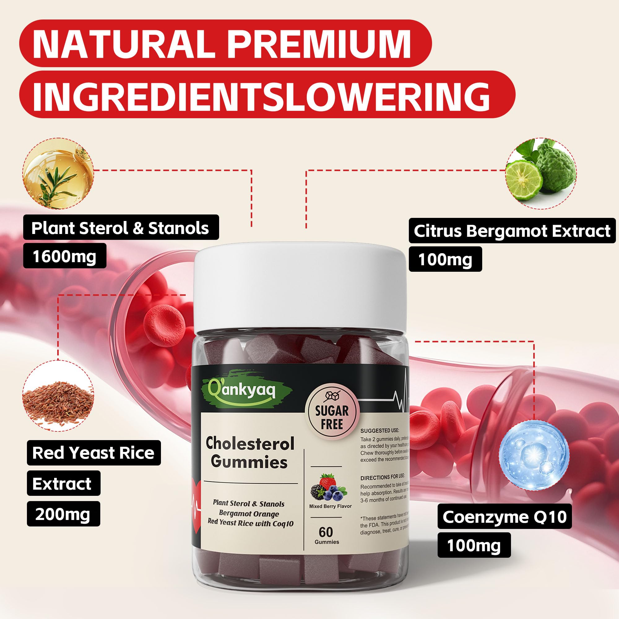 Cholesterol gummies ingerdients