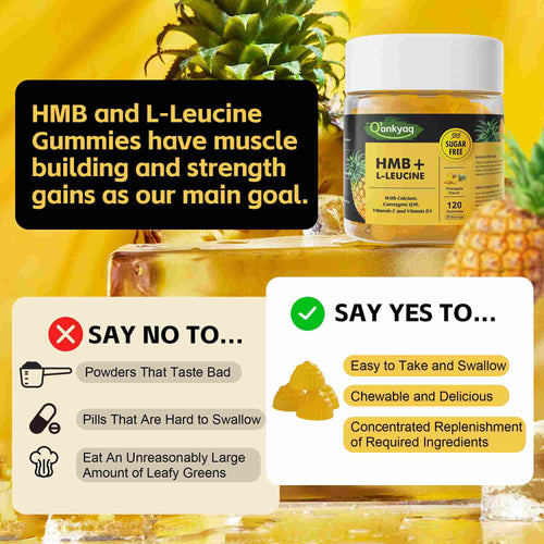 HMB and L-leucine gummies comparison