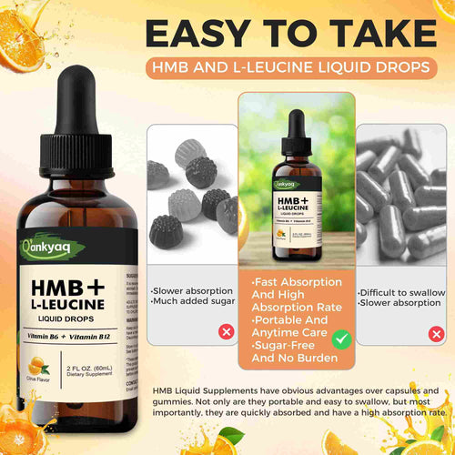 HMB and L-Leucine drops comparison