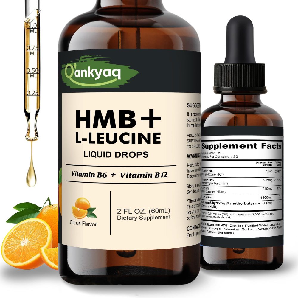 HMB and L-Leucine liquid drops