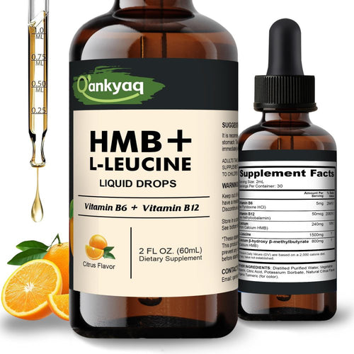 HMB and L-Leucine liquid drops