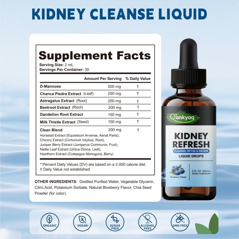 kidney cleanse detox and repair drops facts