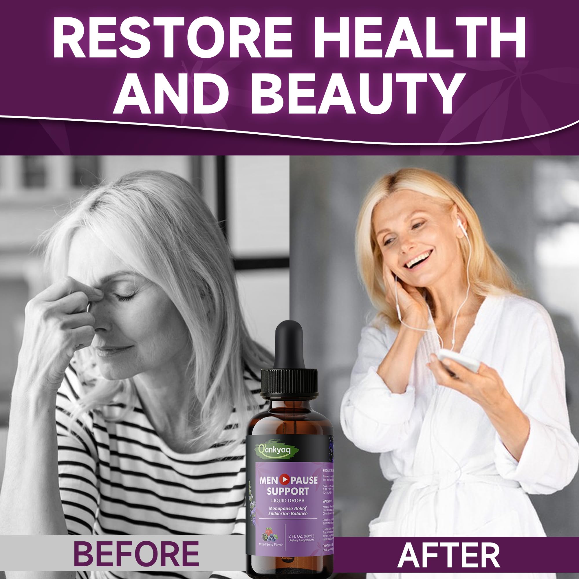 Menopause Supplements Liquid Drops benefits